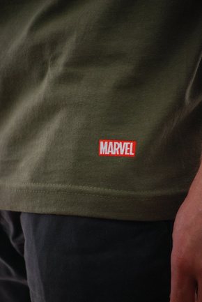 Primitive x Marvel t-shirt - Thing militärisch grün
