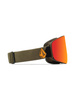 Volcom Odyssey Schwimmbrille - Military Gold/Rot Chrom + Gelb