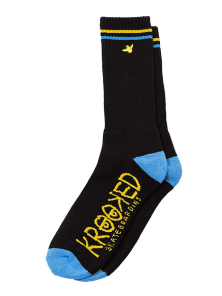 Krooked Socken - Bird (schwarz)