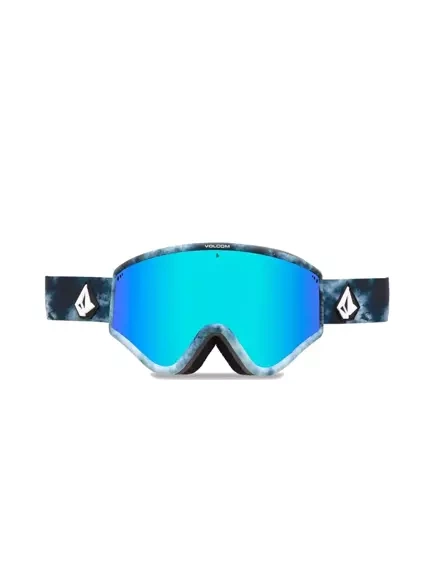 Volcom Yae - Lagoon Tie-Dye Schwimmbrille (blau chrom + gelb)