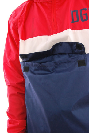 DGK Jacke - Blocked Hooded Windbreaker Jacke Rot