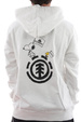 Element x Peanuts Slide Kapuzenpullover (weiß)
