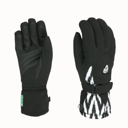 Damen Snowboardhandschuhe Level - Hero (schwarz/weiß)