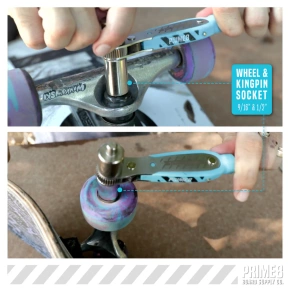 Prime8 Skateboard-Schlüssel - Rachet Lite Skate Tool