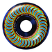 Spitfire Wheels - F4 99du Classic Swirl Radioactive (schwarz/blau)53mm