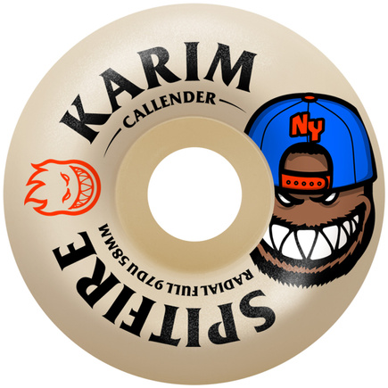 Spitfire Wheels - F4 97du Radial Full Karim Callender Burn Squad (natur)