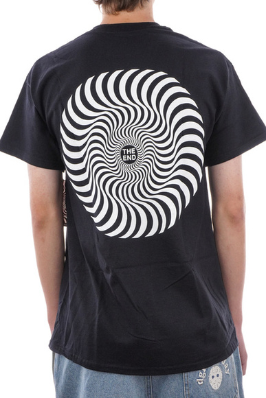 Spitfire T-Shirt - Classic Swirl (schwarz/weiß)