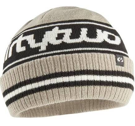 Thirty Two Wintermütze - Double Beanie (schwarz/grau)