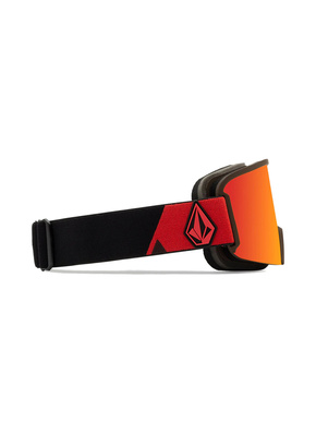Volcom Garden Goggles - Orange/Braun/Rot Chrom + Gelb