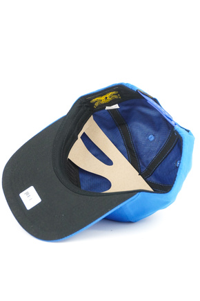 Antihelden-Baseballmütze - Lil Pigeon (blau/gelb)