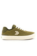 Cariuma Schuhe - Luan Pro Olive Grün Wildleder Elfenbein Logo Burnt Olive Sneaker