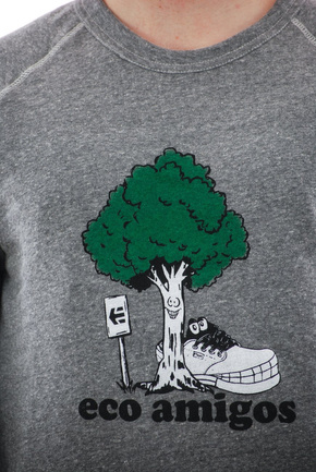 Etnies Sweatshirt - Eco Amigos Crewneck hellgrau