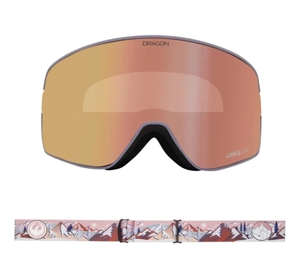 Dragon NFX2 Schwimmbrille - Kimmy Fasani'23 (LL rose gold + LL light rose free lens)