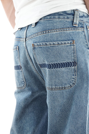 Spitfire-Hose - Big Head Fill Denim (Stone Wash)
