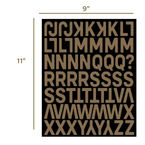 Griptape Pepper - Alphanumeric Custom Griptape Kit (schwarz)