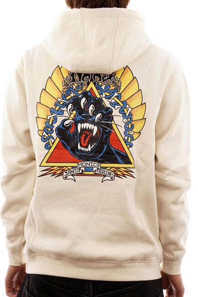 Santa Cruz Sweatshirt - Natas Screaming Panther Hellgrau