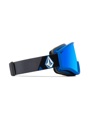 Volcom Yae Goggles - Blau Dunkelgrau/Blau Chrom + Gelb