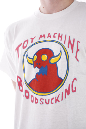 Toy Machine T-Shirt - Tally Ho Monster-T-Shirt (weiß)