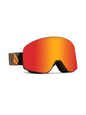 Volcom Odyssey Schwimmbrille - Military Gold/Rot Chrom + Gelb