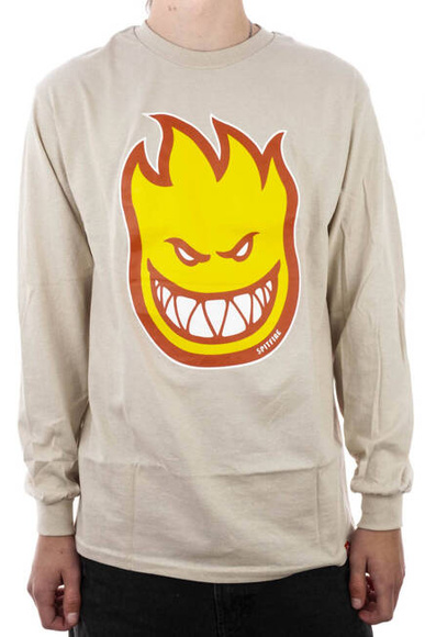 Spitfire Longsleeve - BigHead Füllung sand/gold/rot