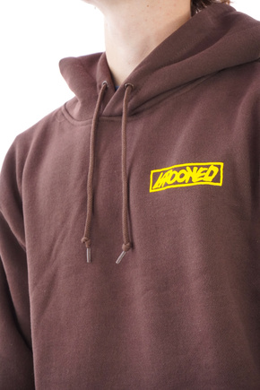Krooked Sweatshirt - Moonsmile raw (braun/gelb)