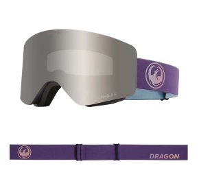Dragon R1 OTG Goggles - Deep Plum Lumalens Silver Ionized & Lumalens Amber Lens