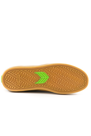 Cariuma Schuhe - T20 Pro Gum Schwarz Wildleder und Mesh Elfenbein Logo Kontrastfaden Sneaker