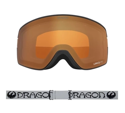 Dragon NFX2 Goggles - Classic Grey Lumalens Photochromic Amber Lens