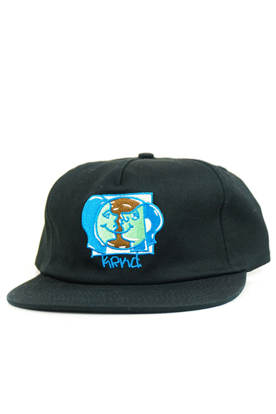 Krooked Baseballkappe - Moon Smiley Snapback (schwarz)