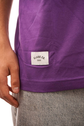 Elade t-shirt - Icon mini logo 3D lila