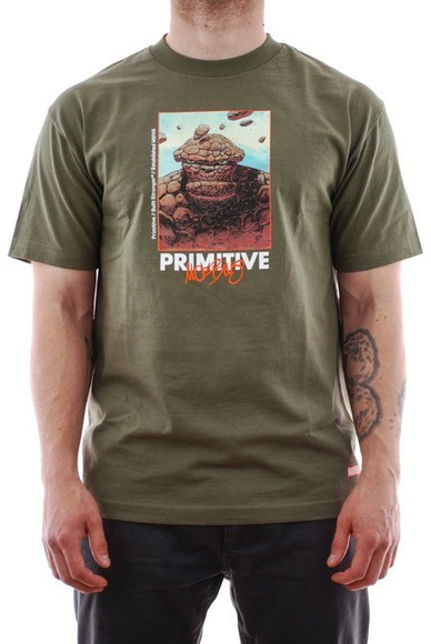 Primitive x Marvel t-shirt - Thing militärisch grün
