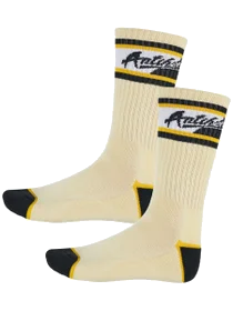Anti Hero Socken - Scratch (creme/gelb)