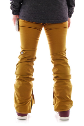 Damen-Snowboardhose L1 Premium Goods - Heartbreaker Twill tabacco