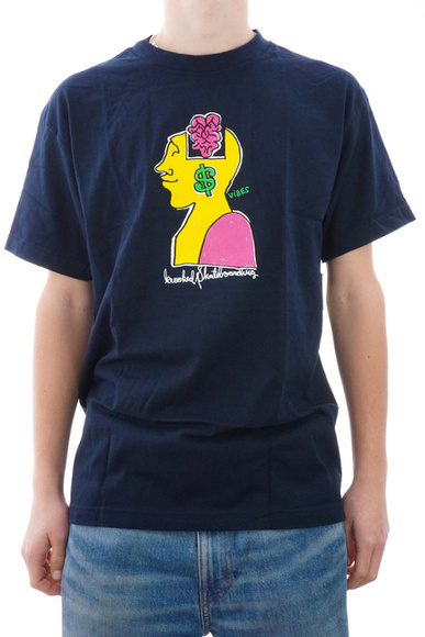 T-shirt Krooked - Smart Money True (marineblau)