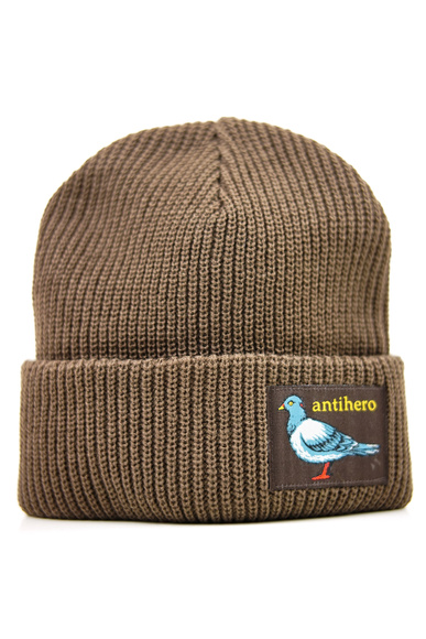 Anti Hero Mütze - Lil Pigeon Label (braun/gelb)