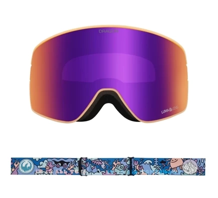 Dragon NFX2 Goggles - Kimmy Fasani Signature 2024 Lumalens Purple Ionized & Lumalens Violet Lens