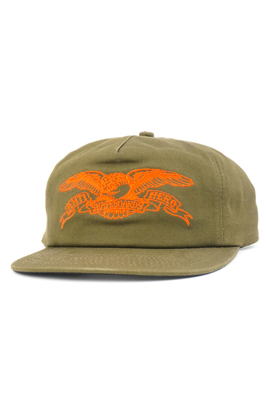 Antihero Baseballkappe - Basic Eagle (Braun/orange)