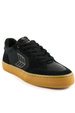 Cariuma Schuhe - Vallely Pro Gum Schwarz Wildleder und Cordura Ash Grey Logo Sneaker