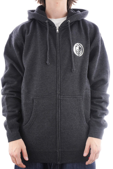 Spitfire Sweatshirt - Reißverschluss Ying Yang (anthrazit)