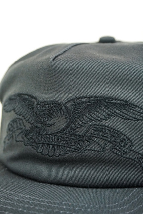 Antihero Baseballkappe - Basic Eagle (schwarz/schwarz)