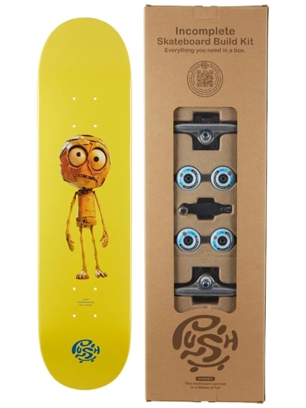 Push - Sperrholz Guy InComplete Platte (blau)