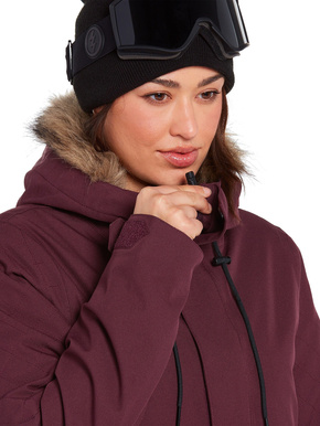 Damen Snowboard Jacke Volcom - WMN Shadow Ins (merlot)