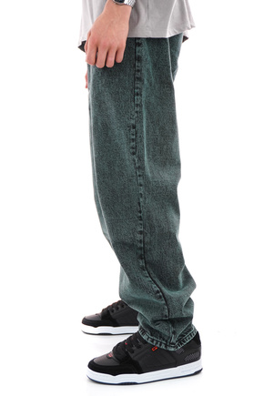 Krooked Hose - PT Eyes Denim Twill (grün überfärbt)