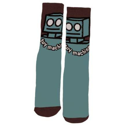 Toy Machine Socken - Roboter (Schiefer)