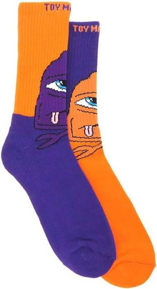 Toy Machine Socken - Bored Sect (lila/orange)