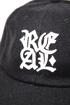 Krooked Baseballmütze - Double Ok Script Hut (Flanell/Schwarz)