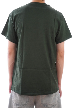 Antihero T-Shirt - Basic Pigeon waldgrün/gelb