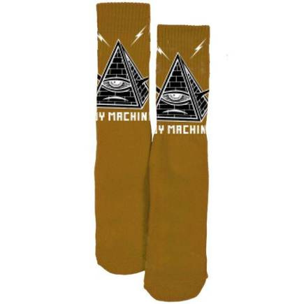 Toy Machine Socken - Pyramide (braun)