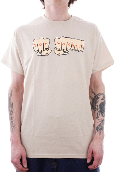 Toy Machine T-Shirt - Fäuste T-Shirt (sand)