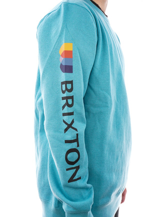 Brixton Sweatshirt - Alton Crew (aquamarin)